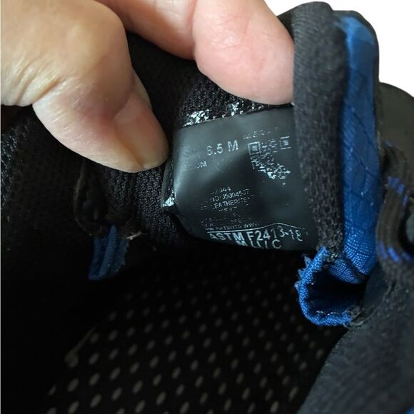 Merrill Men's Black and Blue Work Shoes Size 6.5 - Picture 15 of 15